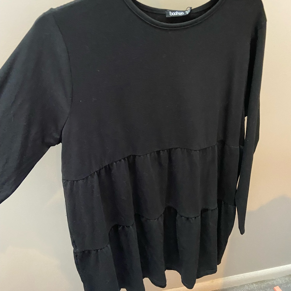 BooHoo Long Sleeve Tunic Dress